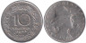  Австрия. 10 грошей 1925 год. Женщина из Тироля. 