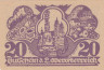  Бона. Австрия. Региональные выпуски - Верхняя Австрия 20 геллеров 1921 год. Нотгельд. (VF) 