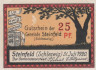  Бона. Германия. Штайнфельд (Шлезвиг) 25 пфеннигов 1920 год (вариант 1). Нотгельд. (VF) 