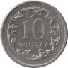  Польша. 10 грошей 2009 год. Герб. 