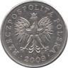  Польша. 10 грошей 2009 год. Герб. 