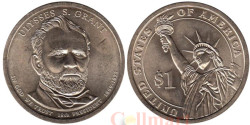 США. 1 доллар 2011 год. 18-й президент Улисс Грант (1869-1877). (D)