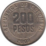  Колумбия. 200 песо 2008 год. 