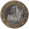  Монако. 10 франков 2000 год. Рыцарь на коне. 