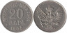  Черногория. 20 пара 1908 год. 