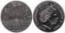  Восточные Карибы. 1 доллар 2002 год. 50 лет правления Королевы Елизаветы II. 