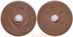 Британская Восточная Африка. 10 центов 1943 год.