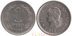 Аргентина. 1 песо 1959 год.
