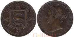 Джерси. 1/13 шиллинга 1870 год. Королева Виктория.