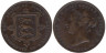  Джерси. 1/13 шиллинга 1870 год. Королева Виктория. 