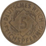  Веймарская республика. 5 рейхспфеннигов 1930 год. (A) 