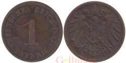 Германская империя. 1 пфенниг 1895 год. (D)