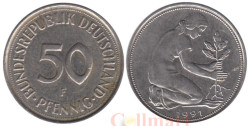ФРГ. 50 пфеннигов 1991 год. (F)
