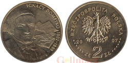 Польша. 2 злотых 2007 год. Игнацы Домейко (1802-1889).