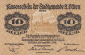  Бона. Австрия. Санкт-Пёльтен 10 геллеров 1919 год. Нотгельд. (XF) 