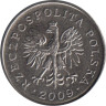  Польша. 20 грошей 2009 год. Герб. 