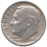  США. 1 дайм 1963 год. Рузвельт. (D) 