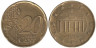  Германия. 20 евроцентов 2002 год. Бранденбургские ворота. (D) 