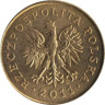  Польша. 1 грош 2011 год. 