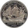 Нидерланды. 5 пробных евро 1998 год. Парусник (Оснабрюк). 