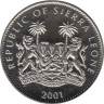  Сьерра-Леоне. 1 доллар 2001 год. Год Змеи. 