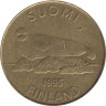  Финляндия. 5 марок 1995 год. Тюлень. 