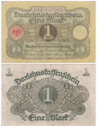 Бона. Германия (Веймарская республика) 1 марка 1920 год. (F-VF)