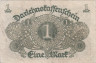  Бона. Германия (Веймарская республика) 1 марка 1920 год. (F-VF) 