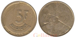 Бельгия. 5 франков 1987 год. BELGIQUE
