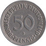  ФРГ. 50 пфеннигов 1966 год. (D) 