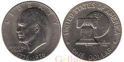 США. 1 доллар 1976 год. 200 лет независимости США. (D)