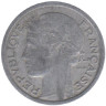  Франция. 1 франк 1957 год. Тип Морлон. Марианна. (B) 