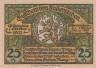  Бона. Германия. Фаллерслебен 25 пфеннигов 1920 год. Нотгельд. (XF) 