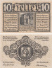  Бона. Австрия. Санкт-Файт-им-Понгау 10 геллеров 1920 год. Нотгельд. (XF) 