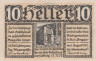  Бона. Австрия. Санкт-Файт-им-Понгау 10 геллеров 1920 год. Нотгельд. (XF) 
