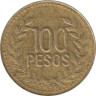 Колумбия. 100 песо 2010 год. 