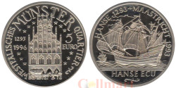 Нидерланды. 5 пробных евро 1996 год. Парусник (Мюнстер).
