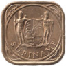  Суринам. 5 центов 1962 год. Герб. 