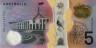  Бона. Австралия 5 долларов 2016 год. Цветы акации и птица Восточный шилоклювый медосос. (Пресс) 