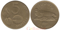 Финляндия. 5 марок 1994 год. Тюлень.