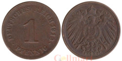 Германская империя. 1 пфенниг 1913 год. (F)