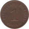  Германская империя. 1 пфенниг 1913 год. (F) 