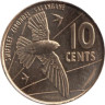  Сейшельские острова. 10 центов 2016 год. Птица. 