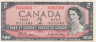  Бона. Канада 2 доллара 1954 год. Елизавета II. (VF+) 