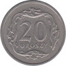 Польша. 20 грошей 2001 год. 