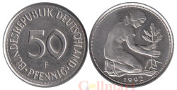 ФРГ. 50 пфеннигов 1992 год. (F)