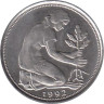  ФРГ. 50 пфеннигов 1992 год. (F) 