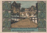  Бона. Германия. Оберлинд (Зоннеберг) 50 пфеннигов 1921 год. Мост через речку. Нотгельд. (XF) 