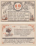  Бона. Германия. Мелле 10 пфеннигов 1921 год (вариант 2). Нотгельд. (XF) 