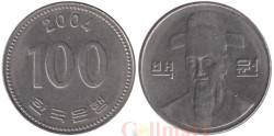 Южная Корея. 100 вон 2004 год.